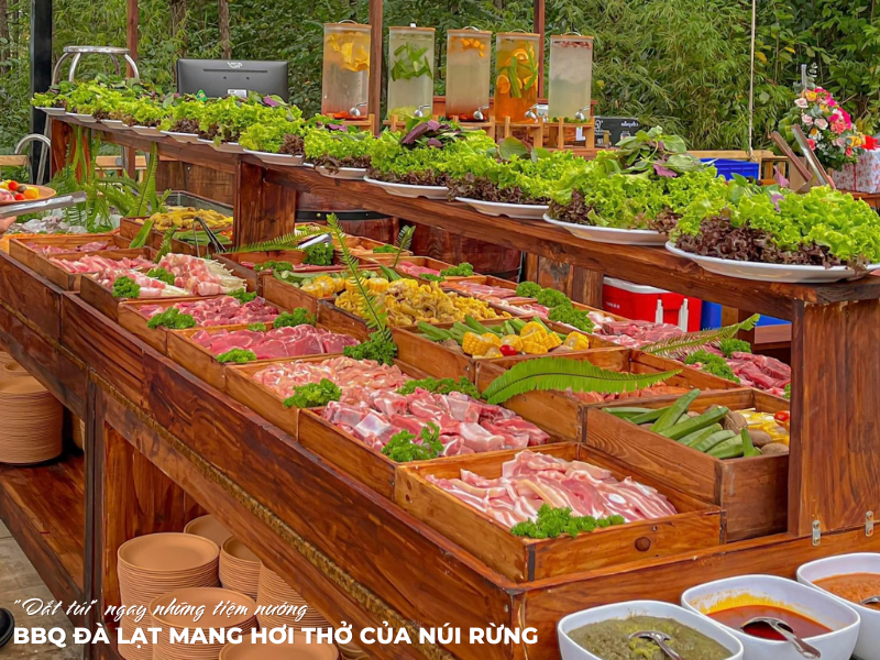 Top những tiệm nướng BBQ Đà Lạt mang hơi thở của núi rừng
