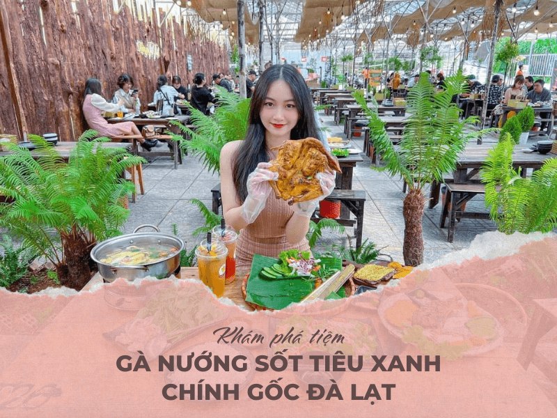 Khám phá món gà nướng sốt tiêu xanh chính gốc Đà Lạt