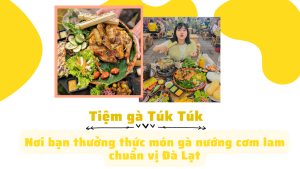gà nướng cơm lam đà lạt