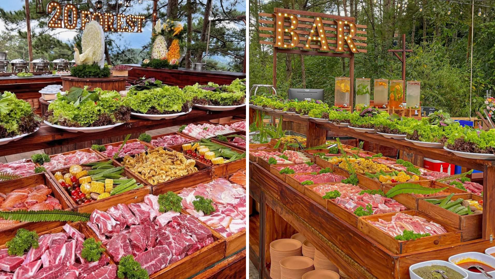 20 Forest BBQ and More - Buffet nướng Đà Lạt 20 Forest BBQ and More - Buffet nướng Đà Lạt