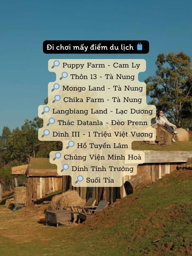 Check-in các điểm du lịch gần quán ăn ngon Đà Lạt