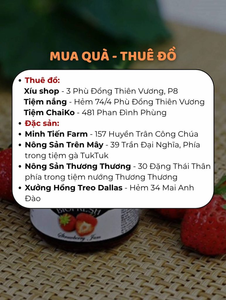 Mua quà đặc sản Đà Lạt ngon và uy tín