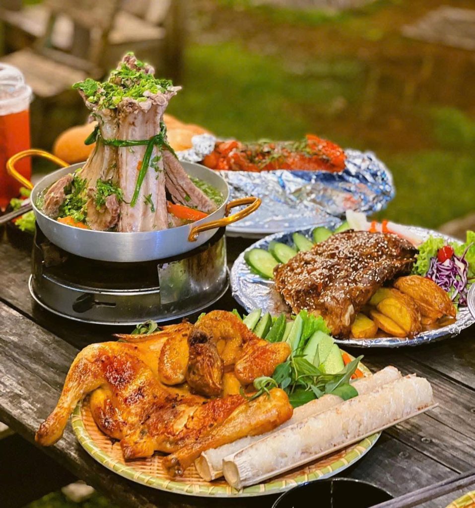 Menu đa dạng nhà Túk Túk