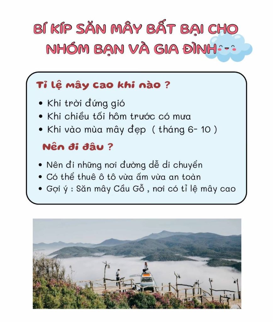 Bí kíp săn mây ở Đà Lạt