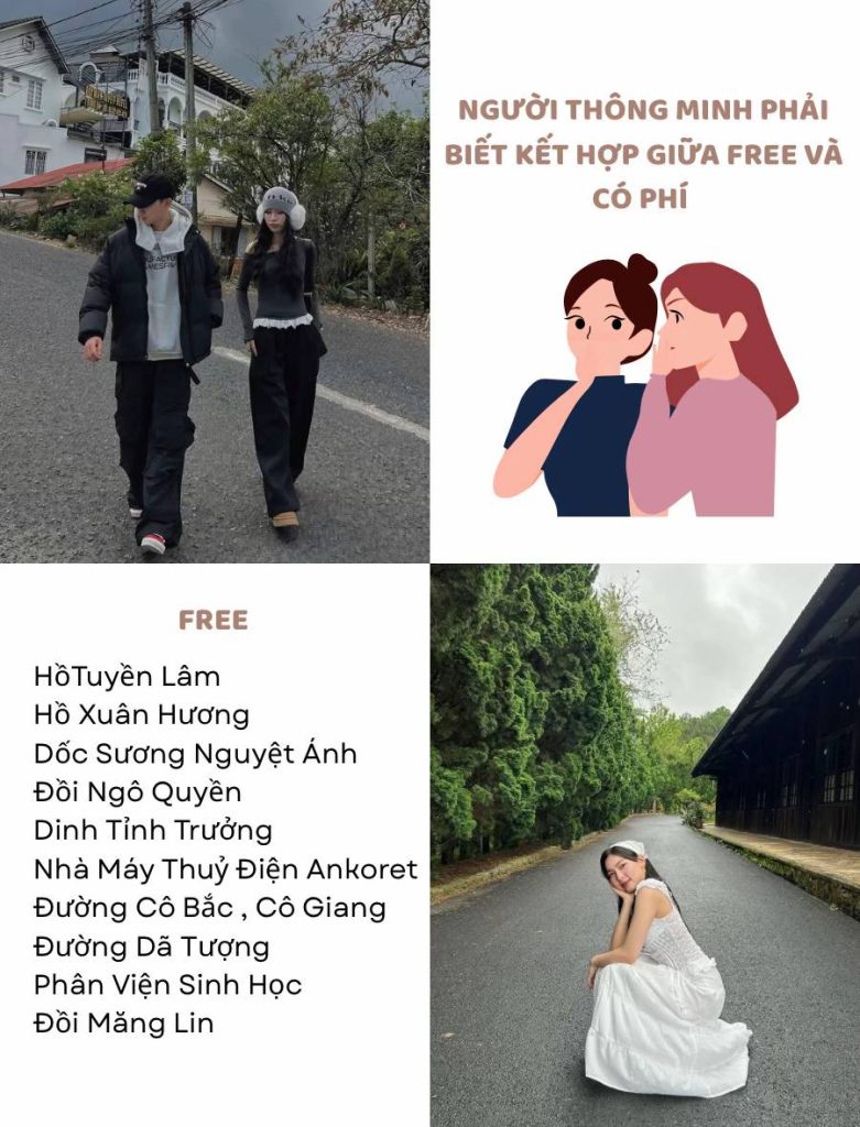 Các địa điểm check in free