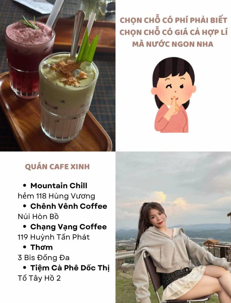 Quán cafe check in xinh xỉu