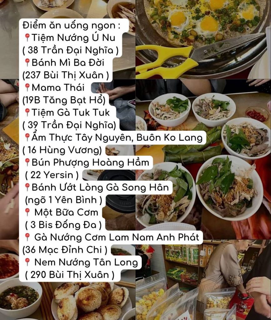List các quán ăn ngon Đà Lạt phải thử