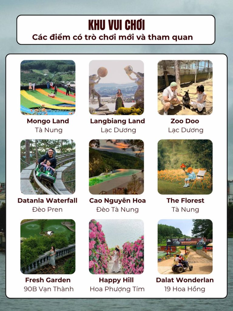 Địa điểm vui chơi hot hit