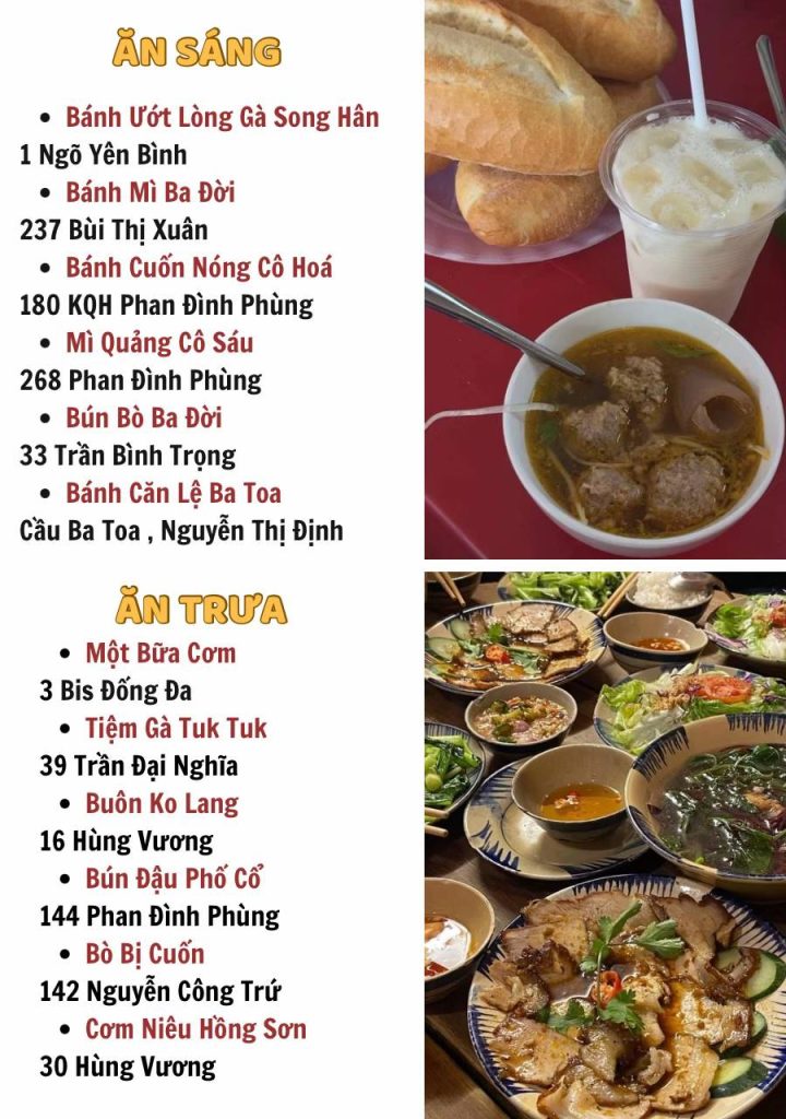 List các quán ăn ngon Đà Lạt phải thử