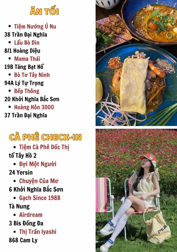 List các quán ăn ngon Đà Lạt phải thử + cafe check in