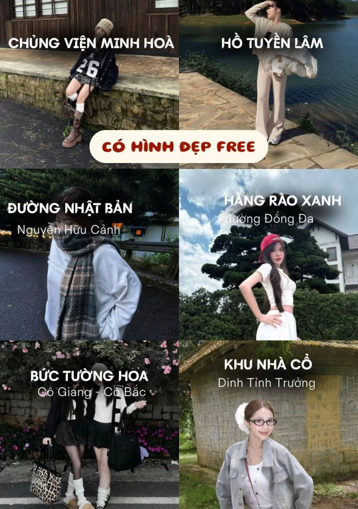 Các địa điểm check in free