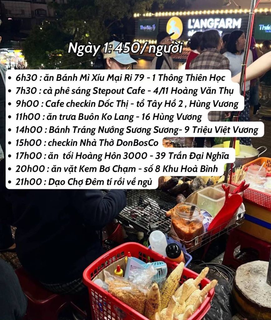 Lịch trình vi vu Đà Lạt ngày 1