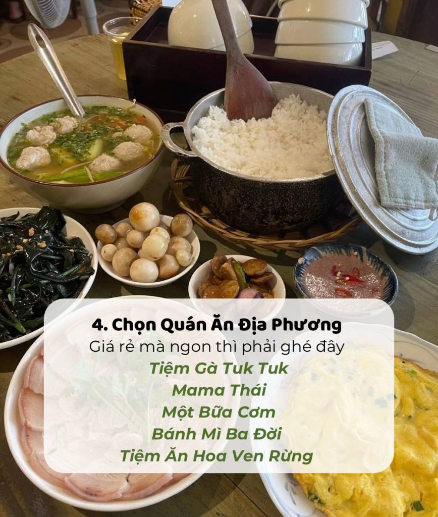 Các quán ăn ngon Đà Lạt mà dân địa phương hay ghé