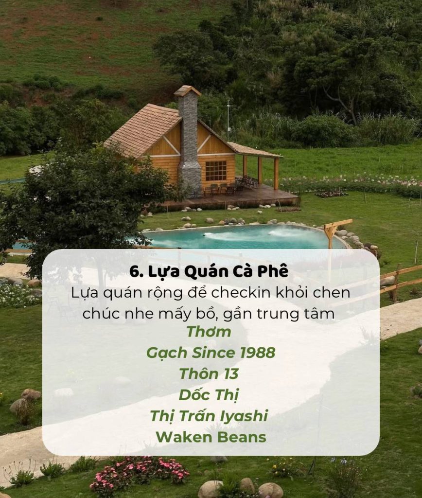 List các quán cà phê check xinh xỉu
