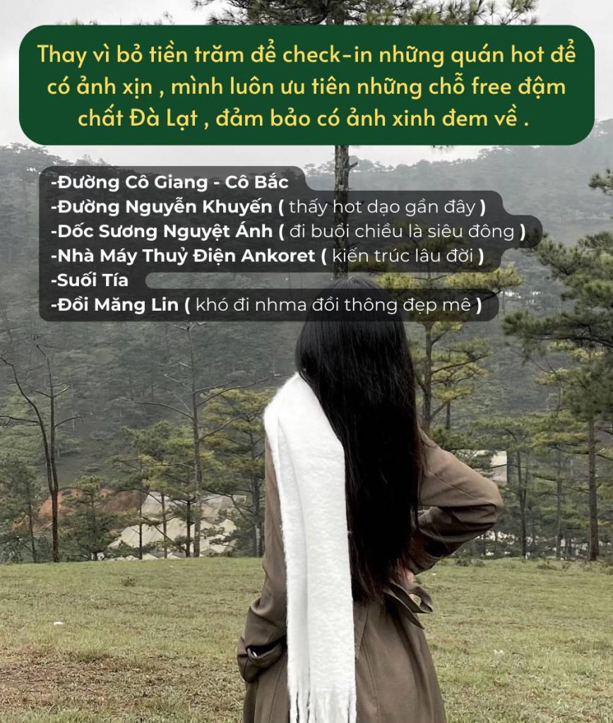 Địa điểm check in free