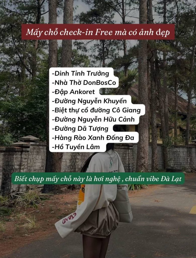 Địa điểm check in free cực xịn
