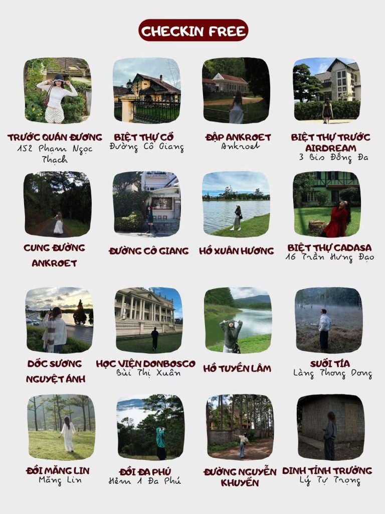 Các địa điểm check in kiến trúc cổ, thiên nhiên