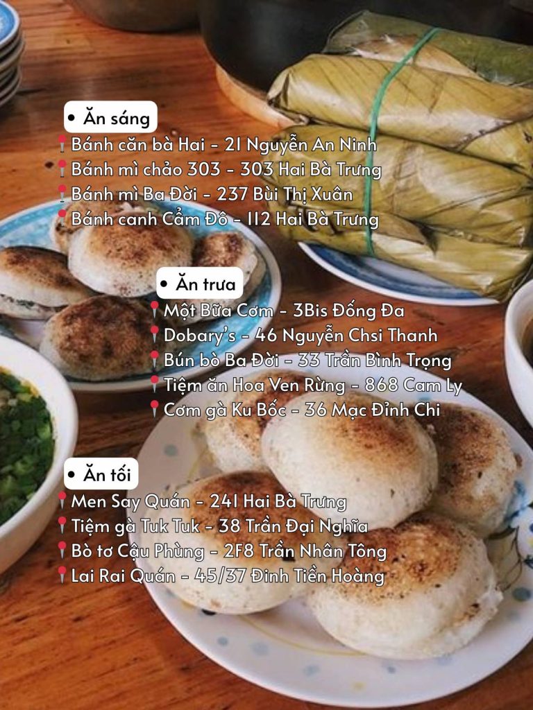 List các quán ăn ngon Đà Lạt phải thử