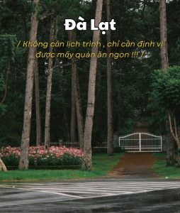 bí kíp du lịch và quán ăn ngon Đà Lạt