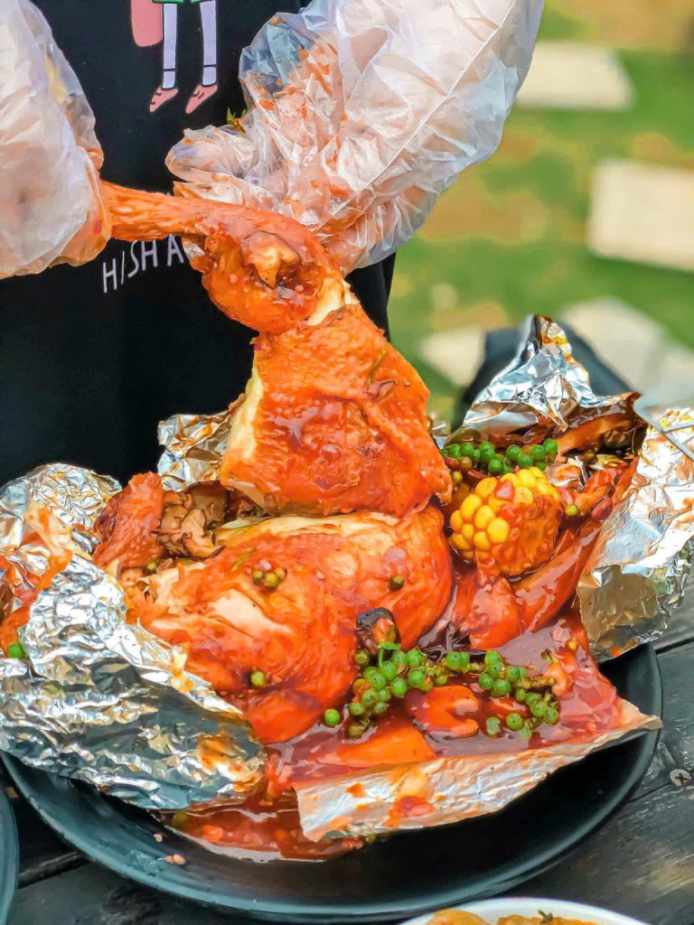 Gà nướng sốt tiêu xanh - Best seller Túk Túk